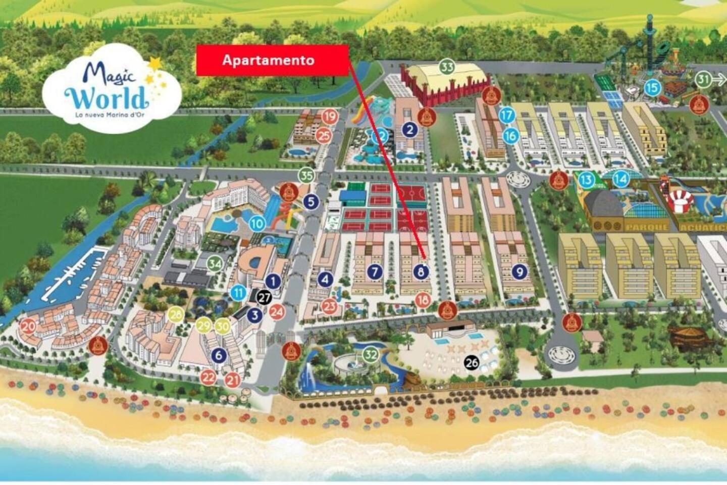1ra Linea Playa Magic World Luxury Pp3 Pet Apartment Oropesa del Mar